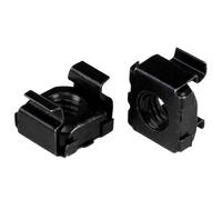 StarTech.com M6 Cage Nuts - 50 Pack, Black - M6 Mounting Cage Nuts for Server Ra