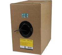 StarTech.com Matassa di Cavo Ethernet Cat5e sfuso - Bobina Cavo di rete 305m - Classificato CMR - Nero - Conforme a TAA