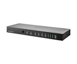 StarTech.com Matrice Switch HDMI 4x4 con controllo Audio e Ethernet - Switch Video HDMI 4K 60Hz - Splitter HDMI 2.0 montabile a rack con telecomando