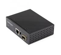 StarTechcom Media converter fibra a Ethernet 60W - Convertitore gigabit fibra ottica rame per uso industriale - PoE+ Media con