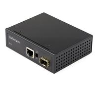 StarTech.com Media Converter fibra ottica a Ethernet - Convertitore industriale da fibra a rame - 1Gbps SFP a RJ45/Cat6 - IP-30 NEW