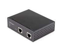 StarTech.com PoE Injector Gigabit Industriale - Alta velocità/alta potenza 90W 802.3bt PoE++ 48V-56VDC Iniettore montabile su guida DIN UPoE/ Adattatore Power Over Ethernet -40C a +75C robusto [POEINJ1G90W]