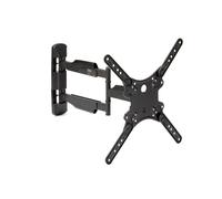 StarTech.com Montaggio a parete per TV Full Motion - Display VESA da 32-55 pollici (77lb/35kg) - Montaggio a parete per TV a schermo piatto universale a basso profilo - Supporto per braccio articolato