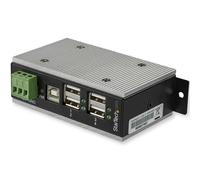 StarTech.com Multipresa USB 2.0 industriale a 4 porte con protezione elettrostatica (ESD) 15 kV - Nouvo