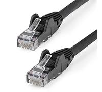 StarTech.com N6PATC15MBK Cavo di Rete CAT6, Patch Ethernet, RJ45, UTP, Antigroviglio, 15 m, Nero