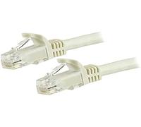 StarTech.com N6PATC15MWH Cavo di Rete CAT6, Patch Ethernet, RJ45, UTP, Antigroviglio, 15 m, Bianco