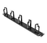 StarTech.com Pannello Gestione Cavi 1U 19" per Rack con Anelli Guida in Metallo