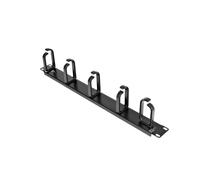 StarTech.com Pannello gestione cavi 1U 19" per rack con anelli guida in metallo