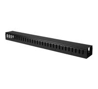 StarTech.com Pannello Gestione Cavi Orizzontale per Armadi Rack 20U - Sistema gestione Passacavi con ganci