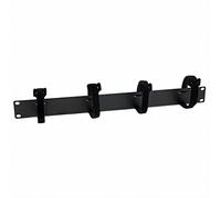 StarTech.com Passacavi Rack 19", Pannello Passacavi Orizzontale 1U con 4 Fascette a Strappo Regolabili Riutilizzabili (CMVELC1U)