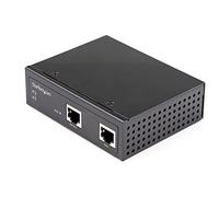 StarTech.com PoE Injector Gigabit Industriale - Alta velocità/alta potenza 90W 802.3bt PoE++ 48V-56VDC Iniettore montabile su guida DIN UPoE/ Adattatore Power Over Ethernet -40C a +75C robusto [POEINJ1G90W]