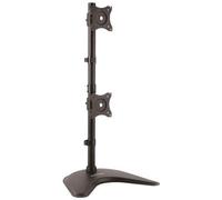 STARTECH.COM - pollici Supporto da Scrivania per due monitor in accaio robusto - Verticale regolabile per schermi fino a 27 pollici pollici pollici