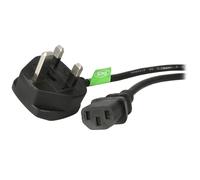StarTech Cavo di alimentazione PXT101UK – IEC 60320 C13 a BS 1363 (UK) – 1,8 m Nero