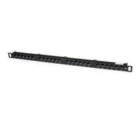 Startech.Com Quadro per Prese 0,5U Cat5E a 24 Porte, Quadro per Prese Rj45 110 Cat 5E Ethernet per Montaggio a Rack