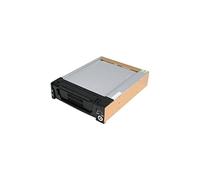 StarTech.com Rack mobile in alluminio pesante per HDD SATA da 3,5" con vassoio rimovibile per alloggiamento da 5,25" (DRW150SATBK)