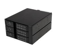 StarTech.com Rack mobile in alluminio senza cassetti per 3 dischi rigidi SAS II/SATA III 6 Gbps - Hot Swap - Nouvo