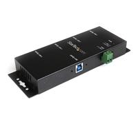 StarTech.com Resistente hub USB 3.0 per settore industriale a 4 porte predisposto per il montaggio (4 PORT USB 3.0 HUB METAL TA