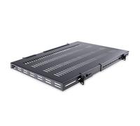 StarTech.com Ripiano ventilato regolabile per il montaggio in rack di server 1U - 150 kg - Profondità di montaggio regolabile da 49,5 a 97,4 cm Vassoio universale per rack da 19 per apparecchiature AV
