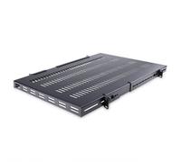 StarTech.com Ripiano 1U regolabile ventilato per rack 19" - Robusto ripiano per armadio server rack 19 pollici - Mensola Universale con profondità di montaggio regolabile da 49,5 a 97,4cm - Capacità 1