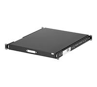 Startech.Com Ripiano 1U Scorrevole per Armadio Server Rack 19" - Cassetto Estraibile/Scorrevole con 55,8 Cm di Profondità - Mensola In Acciaio Convertibile In Cassetto - Nero (Slideshelfd)