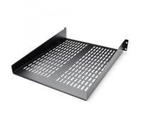 StarTech.com Ripiano per montaggio a rack con fessure 22" 2U - Ripiano per armadio server rack fisso - 22 kg