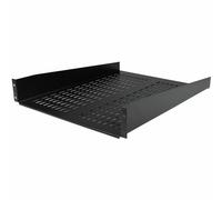 StarTech.com Ripiano per montaggio a rack con fessure 22" 2U - Ripiano per armadio server rack fisso - 22 kg