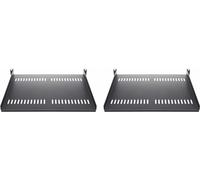 StarTech 2 Ripiani Rack 1U Ventilati a Sbalzo 19", 40cm (CABSHELF116V2PK)