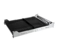 STARTECH.COM - Ripiano Scorrevole Ventilato 2U con Sistema Gestione Cavi - Mensola a Profondita Regolabile per Rack o Armadi - 56.7 Kg
