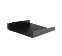 StarTech.com Ripiano universale standard per armadio server a rack di colore nero (2U SERVER RACK SHELF UNIVERSAL - NETWORK EQU