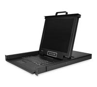 StarTech.com RKCONS1708K console a rack 43,2 cm (17") 1280 x 1024 Pixel Acciaio Nero 1U NEW