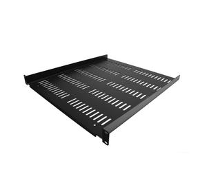 StarTech.com Scaffale rack 1U 19 - Vassoio rack ventilato universale - Scaffale patchbay - Scaffale rack a sbalzo 19 - Capacità 25 kg - Archiviazione rack per computer - Profondità 50 cm (20 ), nero -