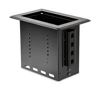StarTech.com Scatola di connettività per tavolo da conferenza a modulo singolo, per aggiungere alimentazione/ricarica/AV/modulo docking per laptop (BEZ4MOD)