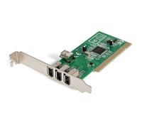 STARTECH.COM Scheda Adatattore Firewire 1394A PCI a 4 Porte, 1 Interna 3 Esterne