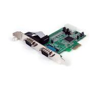 StarTech.com Scheda Adattatore Serie PCI Express RS232 a 2 Porte, UART 16550, Controllore Host PCIe verso Doppia Serie DB9, Windows e Linux, TAA - Sostituita da PEX2S953 - Nouvo