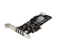 Startech Pcie 4 Port Usb 3.0 Sata Molex Uasp One Size Black / Silver