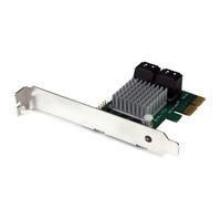 StarTech.com Scheda di Controllo RAID PCI Express 2.0 SATA III 6Gbps a 4 porte con HyperDuo SSD Tiering - Adattatore di Controllo PCIe SATA 3 - Nouvo