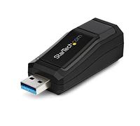 StarTech.com Scheda di rete esterna NIC USB 3.0 a 1 porta Gigabit Ethernet 1 Gbps RJ45 USB A senza dongle - Accessorio di rete Cablato USB Ethernet 1000 Mbit/s, ASIX AX88179, 10, 100, 1000 Mbit/s Nero