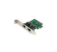 StarTech.com Scheda di rete PCI Express a 2 porte Gigabit Ethernet - Adattatore NIC PCIe GbE (ST1000SPEXD4)