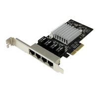 Startech Scheda Di Rete Pcie Gigabit Poe-4 Porte One Size Black