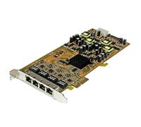 StarTech.com Scheda di rete PCIe Gigabit Power over Ethernet a 4 porte - Adattatore PCI express PSE / POE - NIC