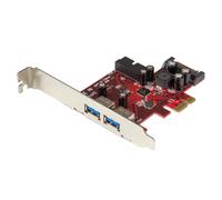 StarTech.com Scheda Espansione PCI Express USB 3.0 (5Gbps) a 4 porte, 2 interne,