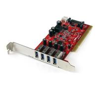STARTECH.COM - Scheda Pci con 4 porte USB 3.0 SuperSpeed con alimentazione SATA / SP4
