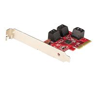StarTechcom Scheda PCI Express 30 a SATA - Scheda di Espansione PCIe SATA a 6 porte - 6 Gbps - Staffa a Profilo Basso - Conne