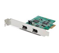 StarTech.com Scheda PCI Express FireWire a 2 porte, Adattatore PCIe FireWire 1394a (PEX1394A2V2)