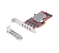 StarTech.com Scheda PCIe USB-C a 4 Porte, USB 3.2 10Gbps, Scheda di Espansione PCI Express USB Type-C con 4 Controller USB Indipendenti, Windows/Linux/macOS, TAA (P10Q4C-USB-CARD)