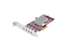 StarTech.com Scheda PCIe USB-C a 4 Porte, USB 3.2 10Gbps, Scheda Espansione PCI Express USB Type-C con 4 Controller, TAA