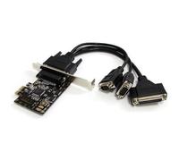 Startech Pcie 2 Port Serie 1 Parallel Rs232 One Size Black