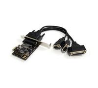 STARTECH.COM Scheda Seriale/Parallela PCI Express 2S1P con Cavo di Ripartizione