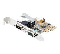 StarTech.com Scheda seriale PCI Express a 2 porte; Scheda di interfaccia seriale