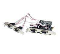 StarTech.com Scheda seriale PCI Express nativa a 4 porte RS-232 con 16550 UART NEW